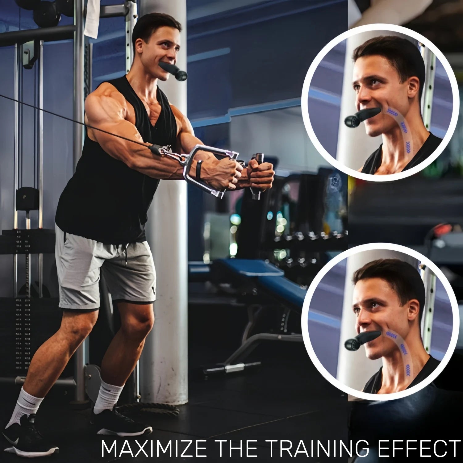 Breathing Resistance Trainer,Precise Adjustment System Portable Resistance Trainer,Muscle Trainer for Improve Strength&Endurance